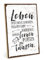 TypeStoff Holzschild mit Spruch – IM Regen TANZEN – im Vintage-Look mit Zitat als Geschenk und Dekoration zum Thema Leben, Schicksal, Geduld und Sturm - HS-00257