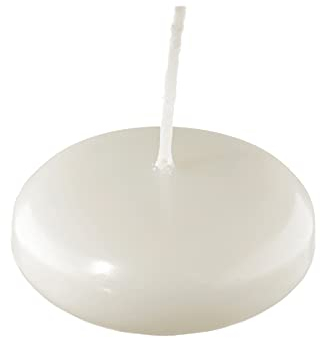 Unbekannt Kerzen, XXL Schwimmkerzen Elfenbein 5,5 x 8 cm, 8 Stück