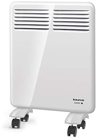 Taurus - Convector | 500W potencia | ideal para Baños | Con Montaje en Pared o Ruedas | Protección IP24 | Pantalla Digital | Programador Semanal