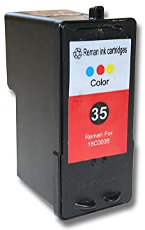 vhbw Tintenpatrone 3-farbig Ersatz für Lexmark 18C0033, 18C0035, 24, 24A, 29, 29A, 33, 35 - Druckerpatrone, Cyan/Magenta/Yellow, 15ml