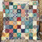 FANSU Tagesdecke Bettüberwurf Steppdecke Mikrofaser Doppelbett Einselbetten Tagesdecken Gesteppt Bettwäsche Sofaüberwurf Wohndecke Stepp Gesteppter Quilt (Muster,150x200cm)
