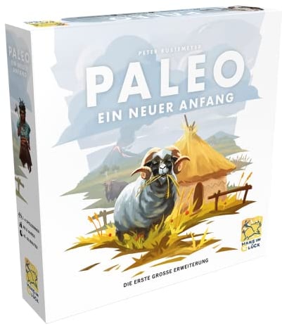 Hans im Glück, Paleo – EIN Neuer Anfang, Erweiterung, Kennerspiel, Brettspiel, 2-4 Spieler, Ab 10+ Jahren, 60+ Minuten, Deutsch
