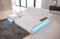 Sofa Concept L Form kurz in Leder - mit LED Beleuchtung, ergonomische Rückenlehnen, Recamiere/Lederfarben wählbar/Ausrichtung Ottomane wählbar (Ottomane rechts, White)