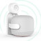 Aokicase JGL01 Compatible with Google Nest WiFi Router + Point Holder Wall Mount Stand Accessory with Integrated Cable Management No Screws Required Speaker Accessories Rack (White)