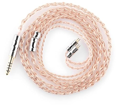 Fanmusic LINE T 6N OCC Single Crystal Copper 196-Core Litz Structure Earphone Upgrade Cable 0.78mm 2Pin 4.4mm Balanced Cable