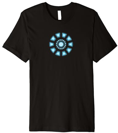 Marvel Studios Iron Man Tony Stark Arc Reactor Classic Premium T-Shirt