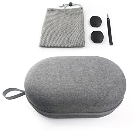 HMHAMA Hartschalen-Aufbewahrungsbox für PS VR2 VR Headset und Controller, Aufbewahrungstasche & Objektivschutz, Netztasche & Gurte