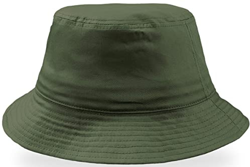noTrash2003 Trendiger Fischerhut Bucket Hat Cotton Twill Anglerhut Sommerhut Sonnenhut für Damen und Herren mit Schweissband