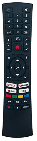 VINABTY RC4390A Replacement Remote Control Compatible with RCA 4K Smart LCD LED HDTV TV RNSM4025 RNSM4003-B