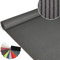 ANRO Badematte Weichschaummatte Bad- und Duschvorleger Antirutsch Badläufer Uni Grau 120x65cm