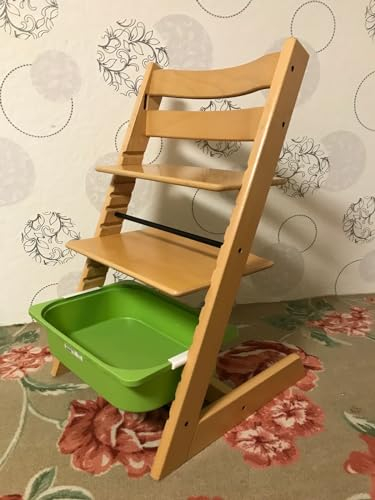 Adapter für Trofast Korb und für Hochstuhl Stokke Tripp Trapp 2 Stück (Grau)