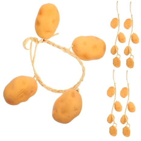 Cabilock Authentiques Ornements De Légumes Artificiels en Forme De Pommes De Terre pour Mur De Ferme Et Cuisine
