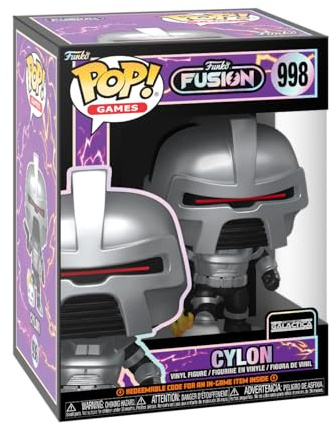 Funko POP! Fusion - Battlestar Galactica - Cylon (1 in 6 Chase Chance) | Offizielles Sci-Fi Merch - Vinyl Sammelfigur als Regal Deko - Geschenkidee zum Geburtstag für Fans und Sammler