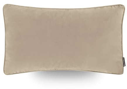 softwalls Kissenbezug Classic - Kissenhülle Samt - Dekokissen | Creme - 50 x 30