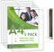 Set of 5, Wall Sign Holder A4 Magnetic Sign Holder, Rigid Print Protectors with Adhesive & Magnetic Tapes, Wall Mount Plastic Paper Holder for Office Store Home Window Display