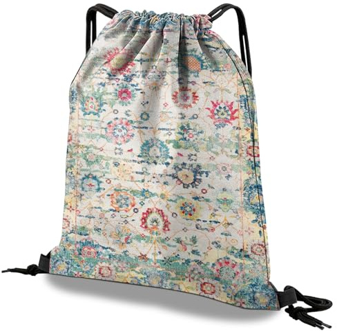 Deokke Rucksack mit Kordelzug,Wasserdicht Sportbeutel,für Sport, Gym, Strand Reisen,Nette ästhetische Sackpack Geeignet für Männer und Frauen