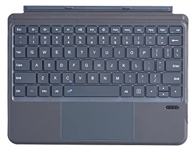 Cover per Microsoft Surface Go 4 (2023)/Surface Go 3(2021)/Surface Go 2(2020)/Surface Go 1 (2018) Tastiera wireless portatile sottile con tastiera per tablet touchpad, retroilluminazione a 7 colori