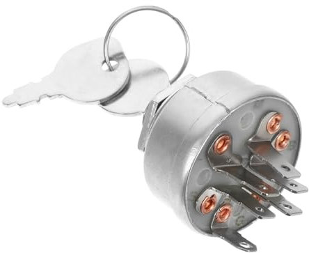Milisten Contacteur Allumage Pour Tondeuse Compatible Avec Murray Démarreur Avec Clé Pour Tracteurs Et Tondeuses à Gazon