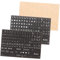 OSALADI 3 Sheets Keyboard Stickers for Computer Keyboard Mechanical Backlit Small Wired Keyboard Mechanical Keyboard USB Keyboard Caps Keyboard and Mouse Universal Keyboard Labels Tabs Pvc