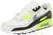 NIKE Men's Air Max 90 Gore-tex Sneaker, Summit White Cool Grey Volt Black, 8 UK