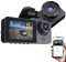 Dashcam Voiture Avant/Arrière 4K + 1080P,Caméra Embarquée GPS WiFi Intégré,Vision Nocturne F1.5,Écran IPS 3.16,170° Grand Angle,Mode Parking 24H,Enregistrement en Boucle