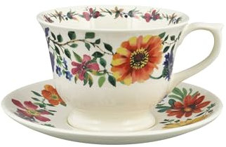 Emma Bridgewater Garden Flowers Large Teacup & Saucer