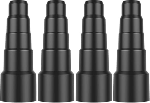 Staubsauger Adapter 23/30/34/42/50 mm, 4 Stück, Zuschneidbar | Schlauchadapter Universal Kompatibel mit Bosch, Makita, Festool & Kärcher, zum Kreissäge Schleifmaschine Elektrowerkzeuge