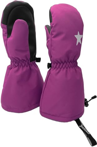 cocooni® Kinder Ski Handschuhe Winter – wasserdichte Performance Fäustlinge Pino - warm mit 3M™ Thinsulate für Jungen & Mädchen 2–7 Jahre