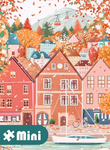 Pieces & Peace Mini-Puzzle Berge 96 Teile für Kinder