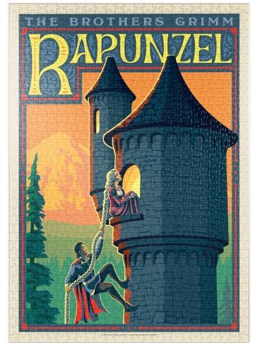 MyPuzzle Rapunzel: Brothers Grimm - Premium 1000 Teile Puzzle - MyPuzzle Sonderkollektion von Anderson Design Group