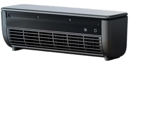 Aire acondicionado montado en la pared con control remoto, ventilador USB portátil, semiconductor de enfriamiento rápido, batería recargable de 6000 mAh, sin taladrar, mini CA de 3 velocidades para