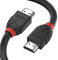 LINDY - Cavo HDMI 2.0 Black Line 5 Metri, Cavetto High Speed 4k@60Hz HDMI 2.0 18G 3D 1080p HDCP 2.2 120Hz 144Hz HDR ARC CEC ATC | Compatibile con TV, PC, Xbox, PS5, Blu-ray, Soundbar con Ethernet