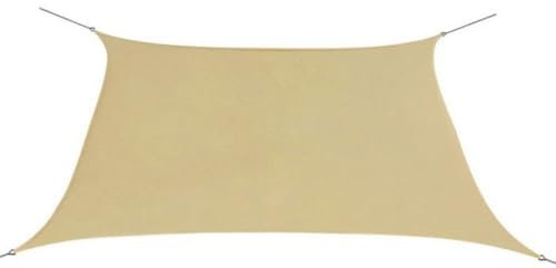 Faura - Toldo Vela Rectangular Beige 150gr./m2 | 4 x 6 Metros -