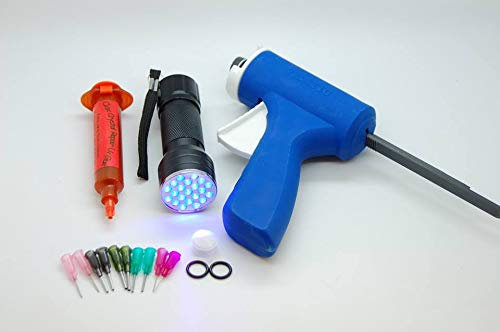 10ml Crystal, Watch, Glass, Glasses, Plastic Repair UV Resin, Glue, Dispenser Glue Gun, 21 Led UV Torch