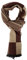 sourcing map Hommes à la mode Rectangle-Longues écharpes tricotées chaud hiver doux Wrap châle Beige foncé + marron 70 7/8 x 12 5/8 inches