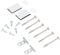 sparefixd Integrated Cupboard Door Mounting Kit to Fit Bosch Dishwasher
