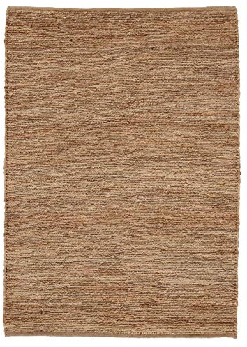 carpetfine Juteteppich Nala Beige 160x230 cm | Moderner Teppich für Wohn- und Schlafzimmer