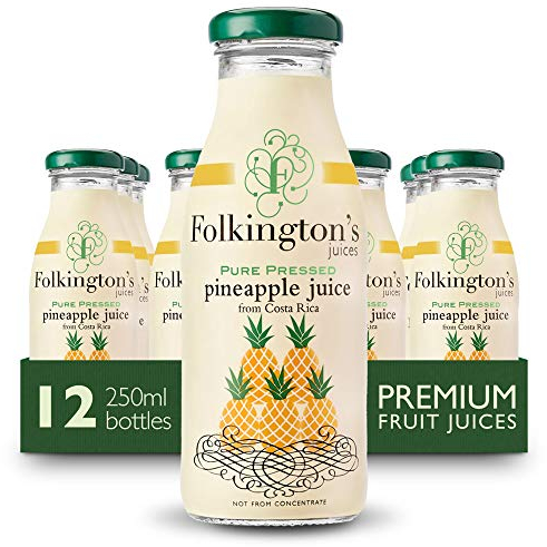 Folkingtons Pineapple Juice - 12x250ml