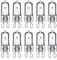 SILKIT G9 Halogen Light Bulbs 25W, 320lm, 2800K, No Flicker Dimmable G9 Capsule Bulb, Warm White,10 Pack