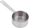 Measuring Spoon Baking Stainless Steel Measuring Cup Scoop with Scales Kitchen Supplies(1/4cup, 60ml)