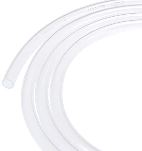 sourcing map PVC Transparent Hose Plastic Vinyl Tubing 6mm ID 8mm OD 1m Flexible for Water Tube, Air Line