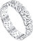 FOCALOOK Damen S925 Silber Keltischer Knoten Triquetra Ring Größe 59 Geschlossen Schmuck Accessoire für Geburtstag Valentinstag