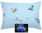 Kinder Kissenbezug 40 x 60 cm - Bio Baumwolle Kopfkissenbezug - Baby Kleinkind Kissen Kissenbezüge für Kinderwagen - babykissen bezug mit Umschlagverschluss, Rakete