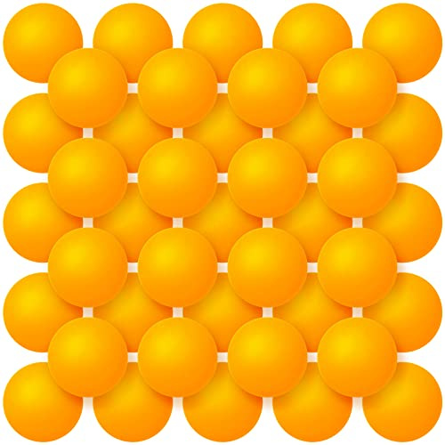 Yunsailing 300 palline in plastica lavabili, da 40 mm, per ping pong, giochi in piscina, sport, carnevale, feste, decorazioni per interni ed esterni, giallo