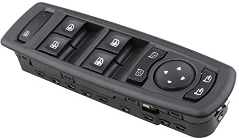 MangWany Interrupteur bouton de lève-vitre principal pour Fluence Estate Megane 2008-2016 Laguna 2008-2016 Fluence 2008-2016 25400015R 809610006R 2540000