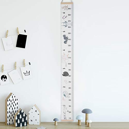 Wachstumsmesslatte 200x21cm, Wandaufkleber, für Kinderzimmer, dekorativ