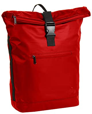 New Rebels ® Bike - Big Carbon - Rolltop - Fahrradtasche - Laptoptasche - Wasserabweisend - Rot