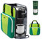 BAGSPRITE Kaffeemaschine Tragetasche Kompatibel mit Keurig K-Mini oder K-Mini Plus, Einzelportionierer Kaffeemaschine Tragbare Aufbewahrungstasche (Grün)