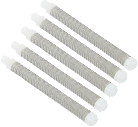 Artibetter 5st Sprühfilter Airless Paint Sprayer Filtert Mesh Wagner Airbrush Reinigungsset Weiße Wandfarbe Airless Paint Sprayer Mesh Primer Spray Hoher Druck Spritzpistole Rostfreier Stahl