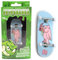 SPITBOARDS 34mm x 96mm Pro Fingerboard Set-Up (Complete) | Real Wood Deck | Pro Trucks with Lock-Nuts and Pro Bushings | Polyurethane Pro Wheels with Bearings | Pig Flue